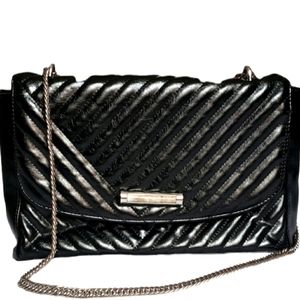 TopShop black leather bag